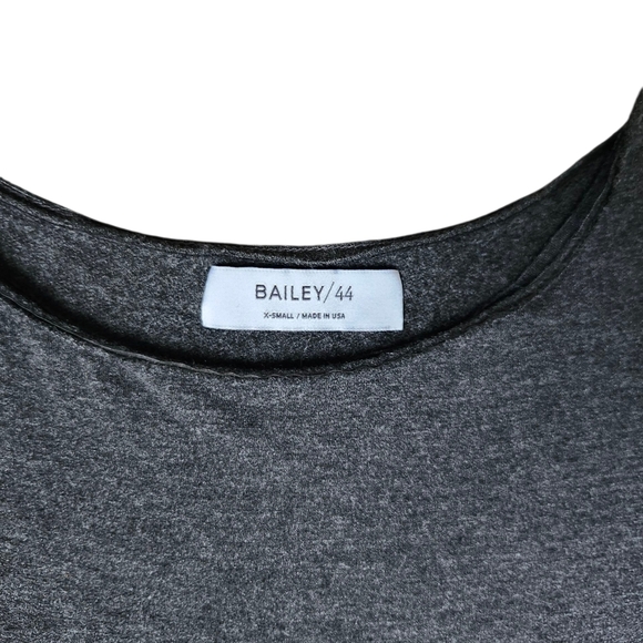 Bailey 44 Charcoal Cold Shoulder Sweatshirt - Picture 3 of 4
